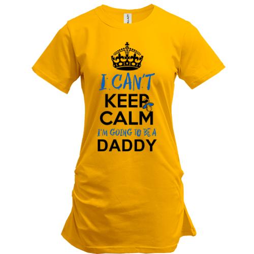 Подовжена футболка i`m going to be a daddy